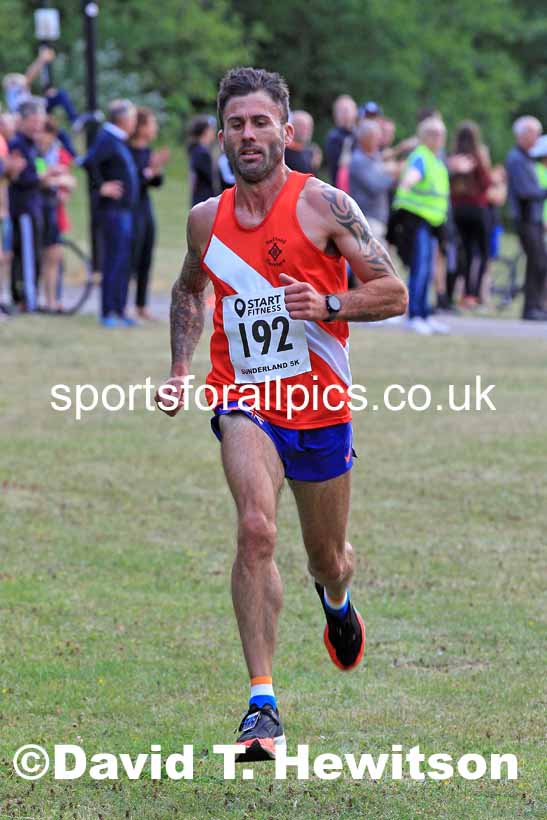 Mens 2022 Sunderland 5k Road Races, Silksworth, Sunderland, Thursday, july 21st, Photo: David T. Hewitson/Sports for All Pics